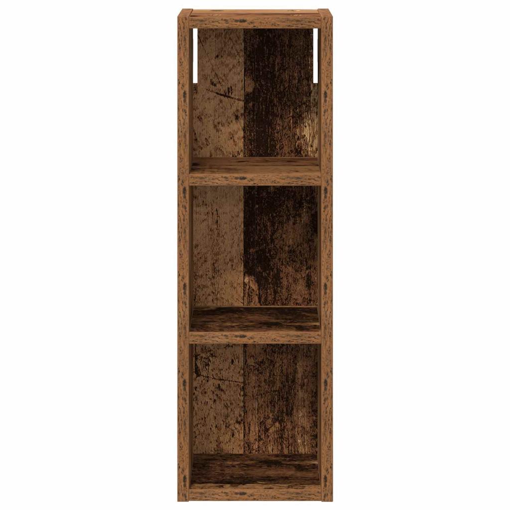Bathroom Wall Cabinet Reclaimed Wood Look 20 X 16 X 62.5 Cm Engineered Wood