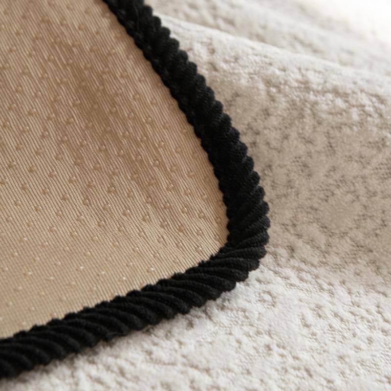 All Seasons Irregular Sofa Cover Pad One-Piece Anti-Slip Retro French Bow Accessory Patchwork Sofa Cushions Mats