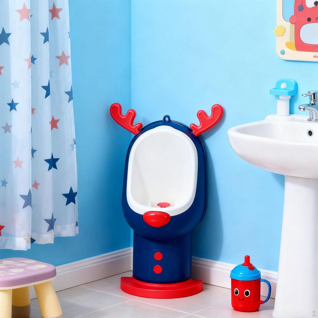 Hanging Pee Trainers Standing Potty Training Urinal with Funny Aiming Target Sturdy Convenient