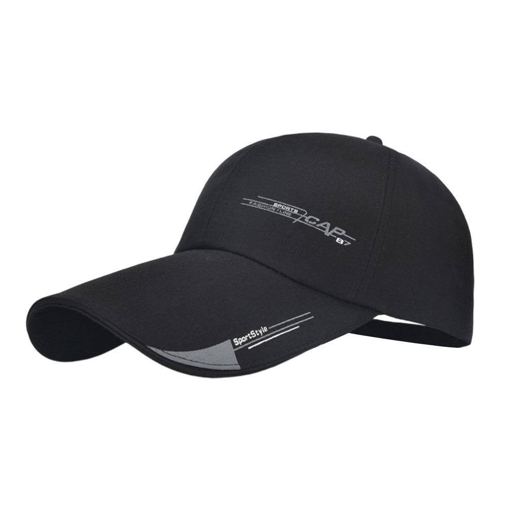 Hip Hop Sun Hat Summer Visor Casual Baseball Cap for Men Women чёрный