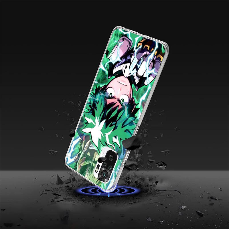 My Hero Izuku Deku Phone Case For Xiaomi Redmi Note 15 14 13 12S 12 11 Pro Plus 14S 11S 11E 10 10S 11T 5G Personalized Cover Red