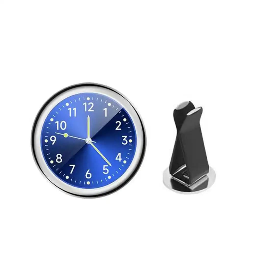 Luminous Car Air Outlet Quartz Clock Auto Watch Thermometer Hygrometer for Automobiles Decoration Clocks Ornament Accessories
