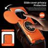 KEYSION Magnetic Phone Case for IQOO Z10 5G Slide Camera Protection Upright Kickstand 360° Ring Shockproof Cover for IQOO Z10