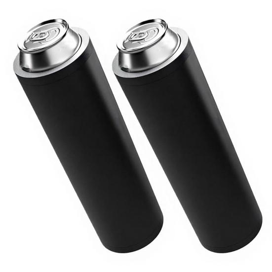Dual Can Holder with Quick Reload 2 Beer Soda Can Cooler Insulated Beverage Holder Outdoor Event Accessory