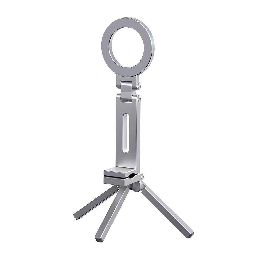 Travel Magnetic Phone Holder: Universal Magsafe Clip, Rotating, and Folding Design for Secure, Portable Use.