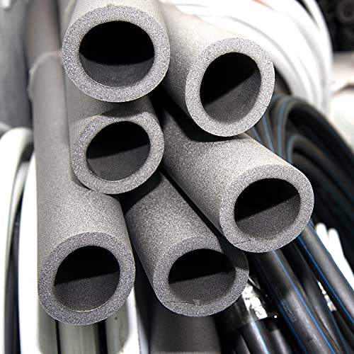 uxcell Foam Tubes, 1 x 3 x 100cm, Hollow Polyethylene Pool Noodle Pipe Covers for Pipe Protection and Heat Retention, White, 4-Pack