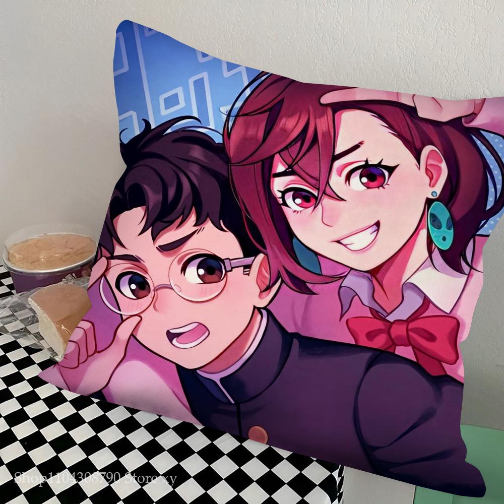 Anime Dandadan Ken Takakura B Pillow Case Square Pillow Bedroom Sofa Leisure Comfort Cushion Car Living Room Home Decoration