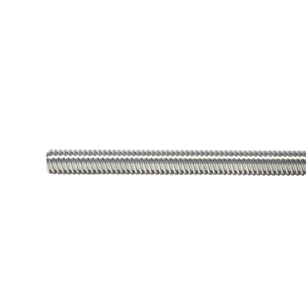 Stainless Steel Trapezoidal Lead Screw, T10, Pitch 2mm, Lead 8mm