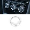 Auto Car AC Control Ring Trim Cover Car Interior Accessories For VW Tiguan Atlas T-roc Ateca FR Passat B8 Variant 2017-2019