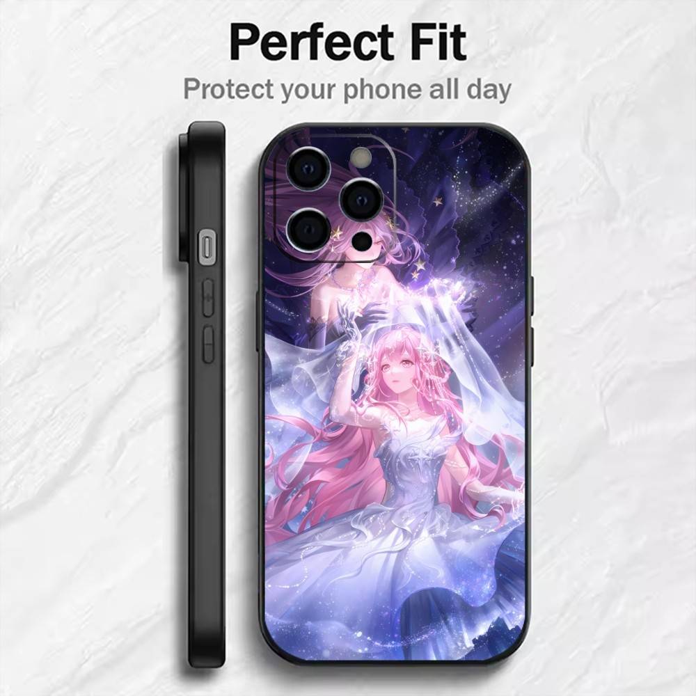 SSR Shin-ing Game N-Nikki-iES Phone Case For iPhone17,16,15,14,13,12 Plus,Max Soft Silicone Black Cover