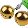 Copper Outdoor Twin Bells Ring Fishing Rod Clamp Bite Lure Alarm 5.5cm/2.16in