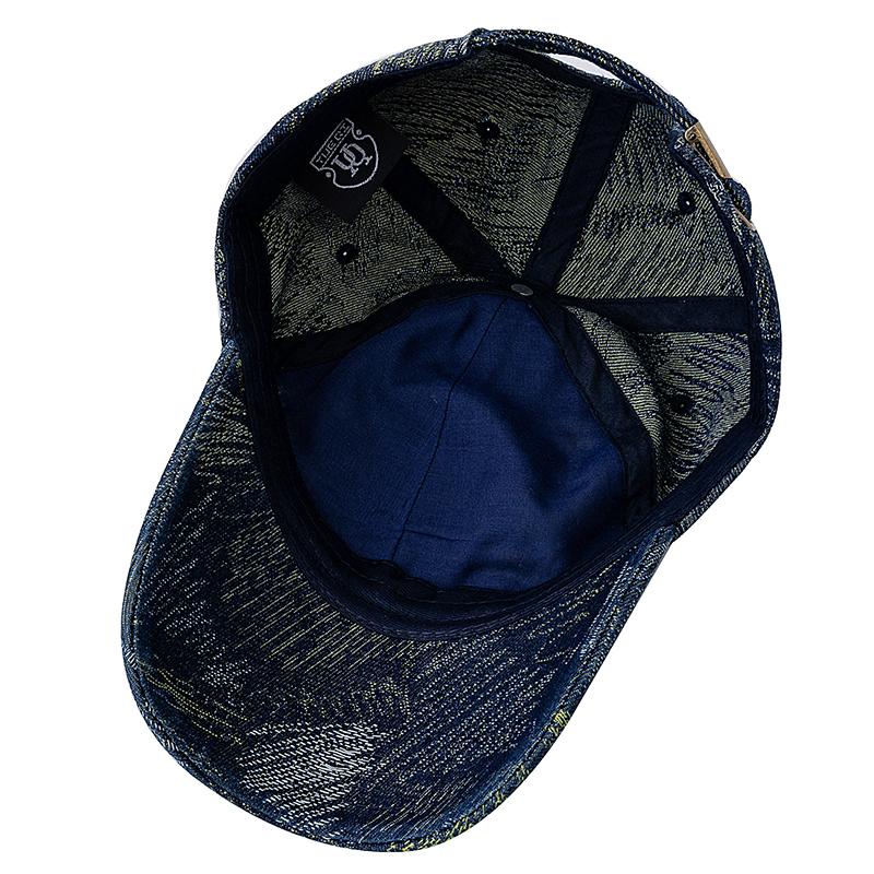 New Style Unisex Cap Tear Style Hole Vintage Starry Sky Pattern Baseball Caps Man Women Casual Outdoor Streetwear Denim Hat