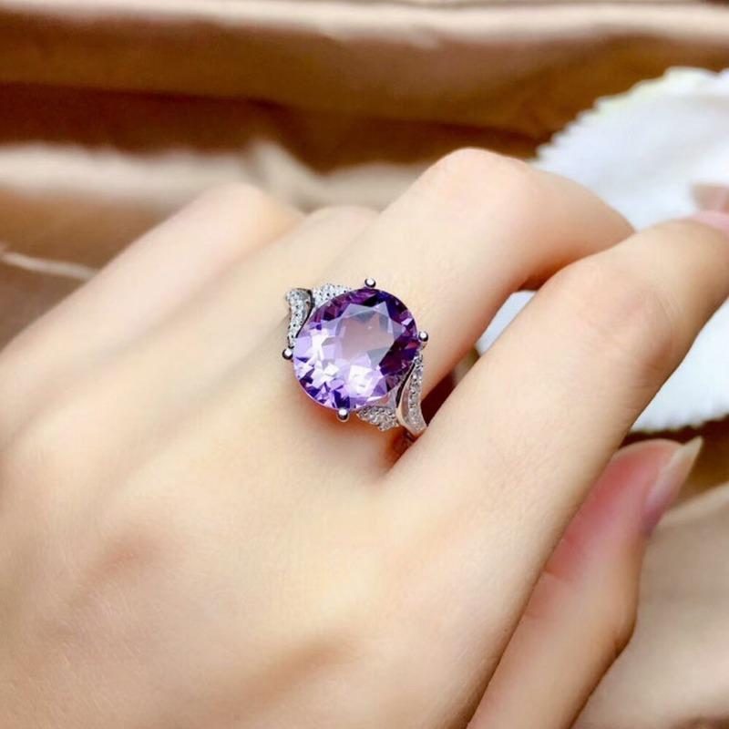 Lindon Classico Lega di Rame Anello con Zirconi Gioielli da Donna Promessa di Matrimonio Regalo per Feste