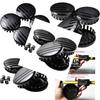 Set of 4 for Chevrolet 3 1/4 inches=83mm Blackout HubCap fit Most 18"and20"and22" Rims for Suburban Silverado Tahoe and GMC Sierra Yukon Denali