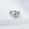 11mm Stainless Steel Gloosy Cross Ring for Men Fashion Jewelry