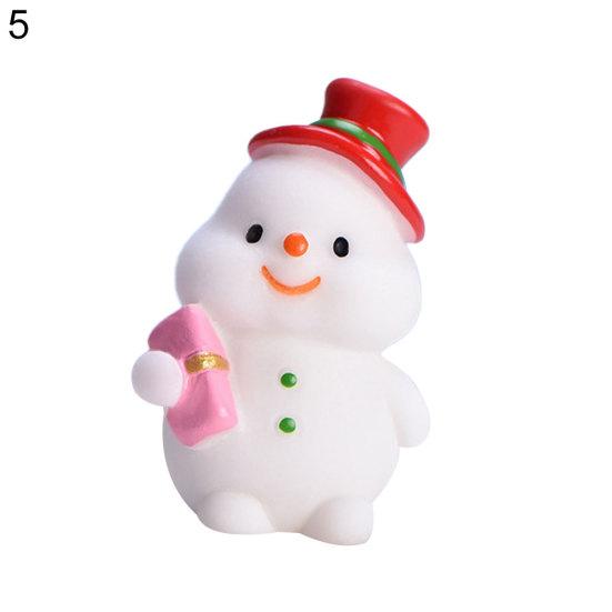 Mini DIY pryskyřice Santa Claus Sněhulák Forma Mikro Krajina Zahrada Domácí dekorace