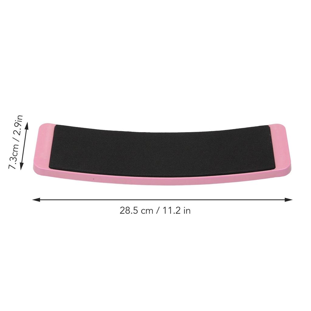 Dance Turn Board Thickened Design Easy Carrying Nylon Material Ballet Balance Turning Board for Instep Shaping Pink