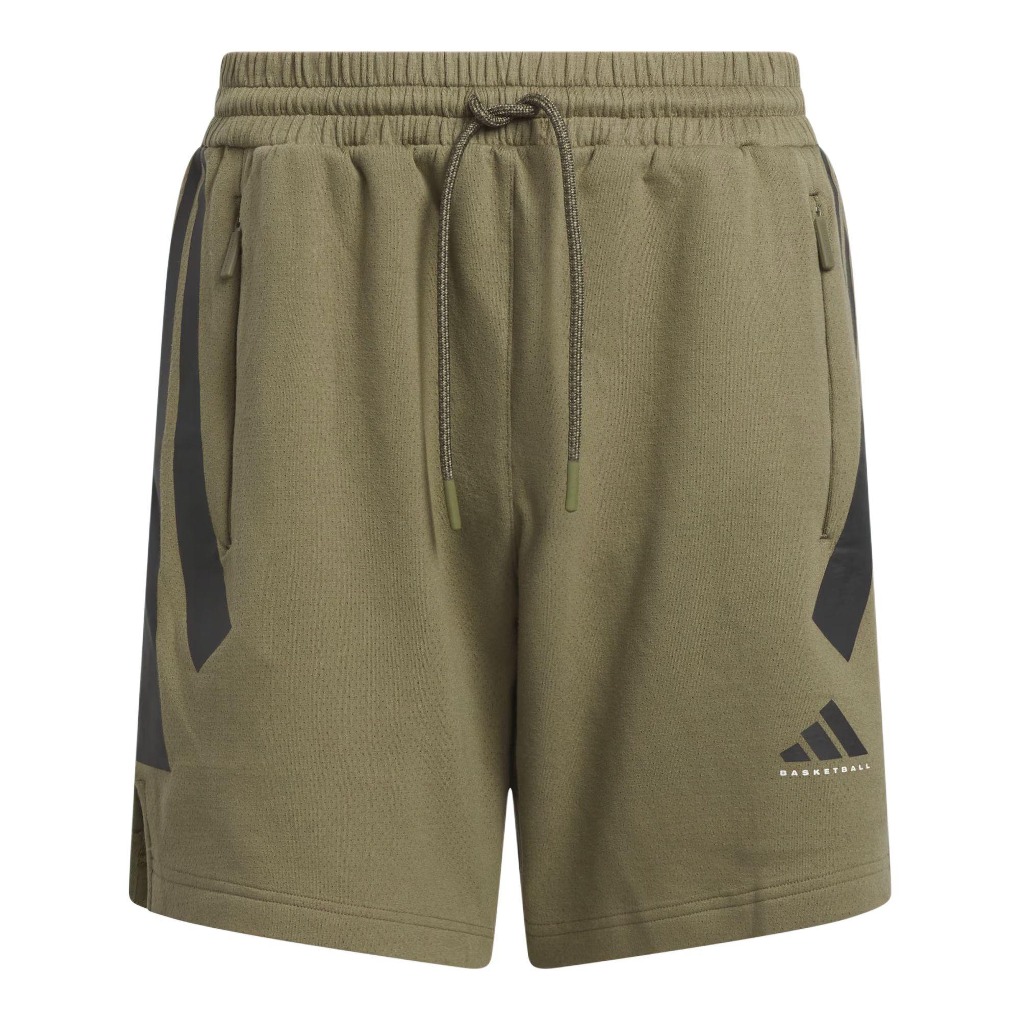 

Adidas Basketball Ss25 The 2025 Collection Chapter 03 Sfspacer Lace-Up Comfortable Loose Knit Sports Shorts Unisex Shorts JN3974 L