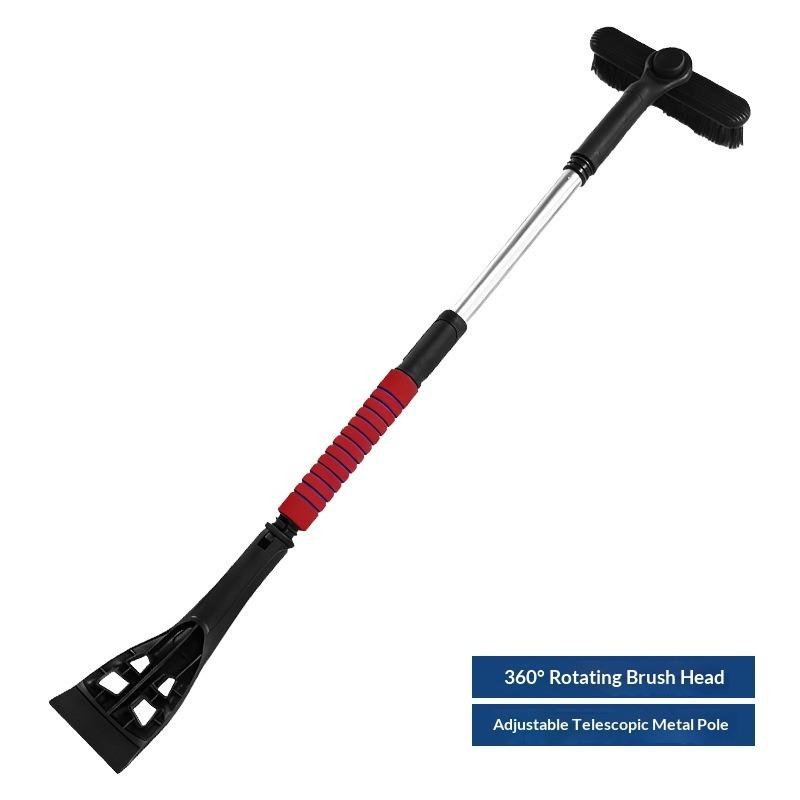 Automobile Oxford Snow Shovel Aluminum Alloy Telescopic Snow Shovel Multifunctional Glass Shovel Snow Shovel Cleaning Scraper Snow Brush