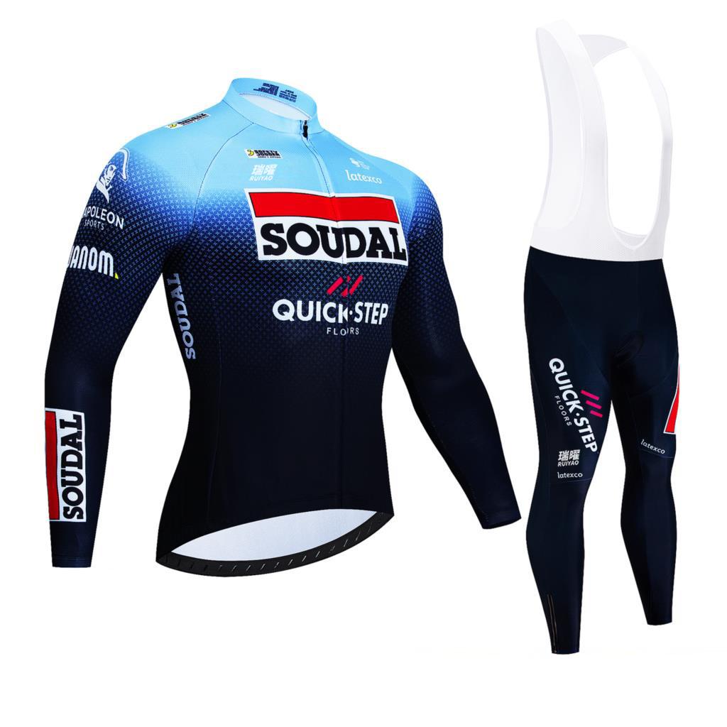 Men's Cycling Clothes Men's Quick-drying Fleece Cycling Clothes Bicycle New 2026 autumn breathable cycling suit