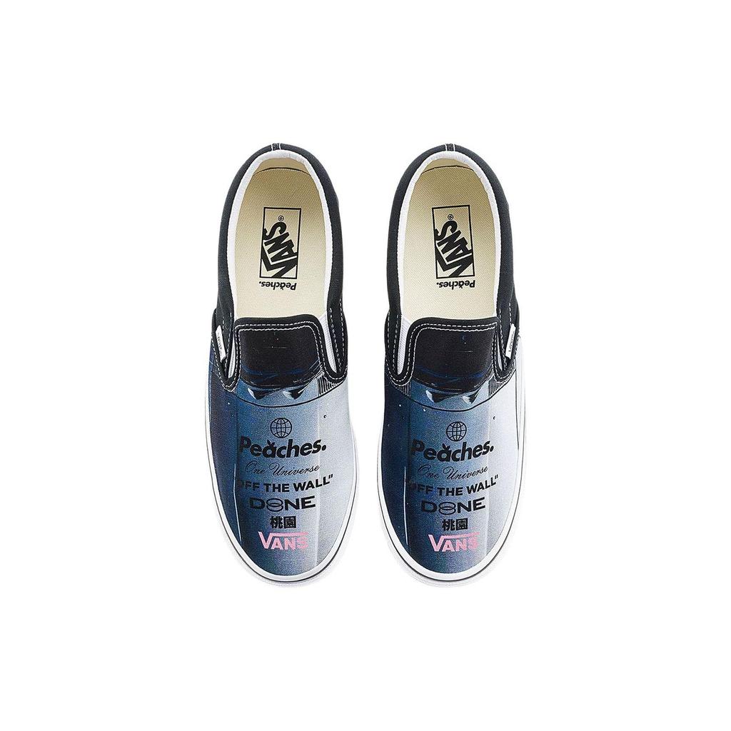 Vans Unisex Peaches Classic Slip-On Black White VN0A5JLXBPB