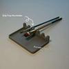 3D 5 Slots Paint Brush Holder With Drip Tray Portable Water Coloring Brushes Organizer Desktop Brush Holders