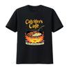 Camiseta Café do Calcifer Que Todos os Seus Ovos com Bacon Fiquem Crocantes Design Divertido de Culinária Lavada Vintage Casual Respirável Gráfico