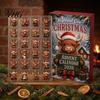 Cute Collection Figurines 2026 Highland Cow Christmas Advent Calendar, 24-Day Acrylic Countdown Ornament Set with Classroom Exchange Gifts