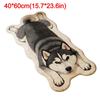 Pet Theme Rug Dog Shaped Rug Decorative Carpet Animal Floor Mat Entryway Mat  Living Room Decor