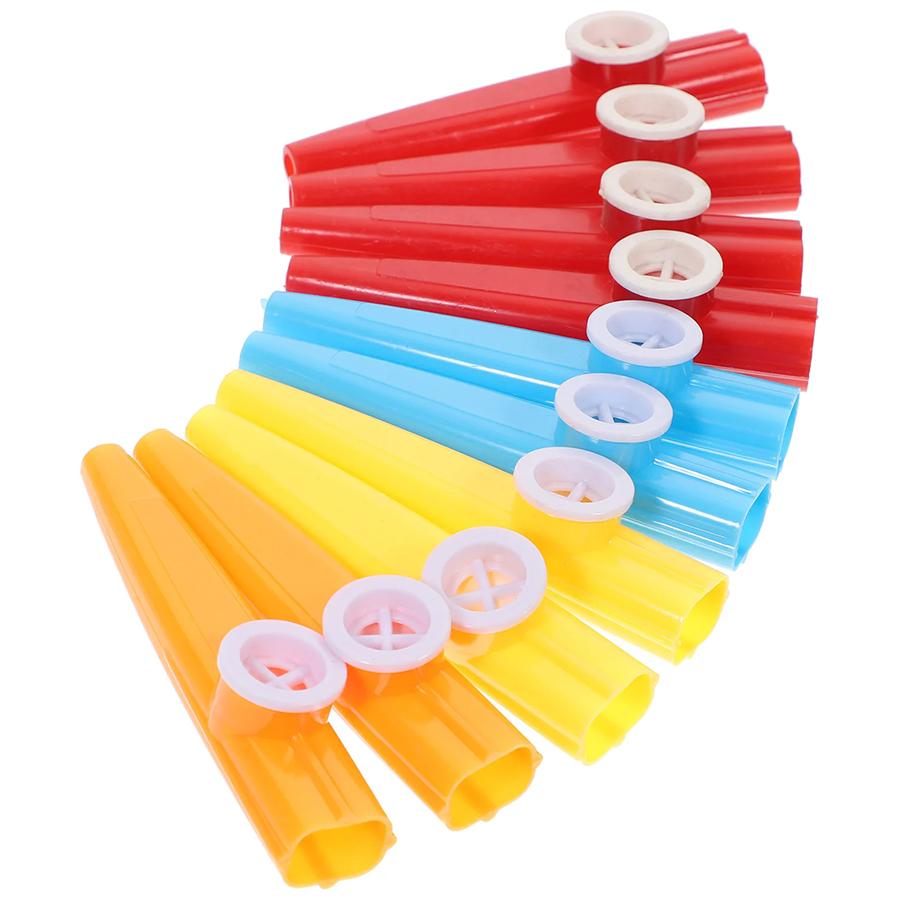 4/8/12pcs Plastic Kazoo Ancient Classic Vocal Wind Instruments Music Production Background Music Speaker Party Sounding Props