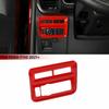Car Headlight Switch Control Frame Cover 1* For Ford F-150 -2024 Bright Red
