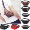 Borsello da vita impermeabile alla moda con tasche con cerniera multi-organizzate