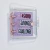 Cross-border Mini Cash Saving Binder: Loose-leaf Money Bag and Savings Challenge Book