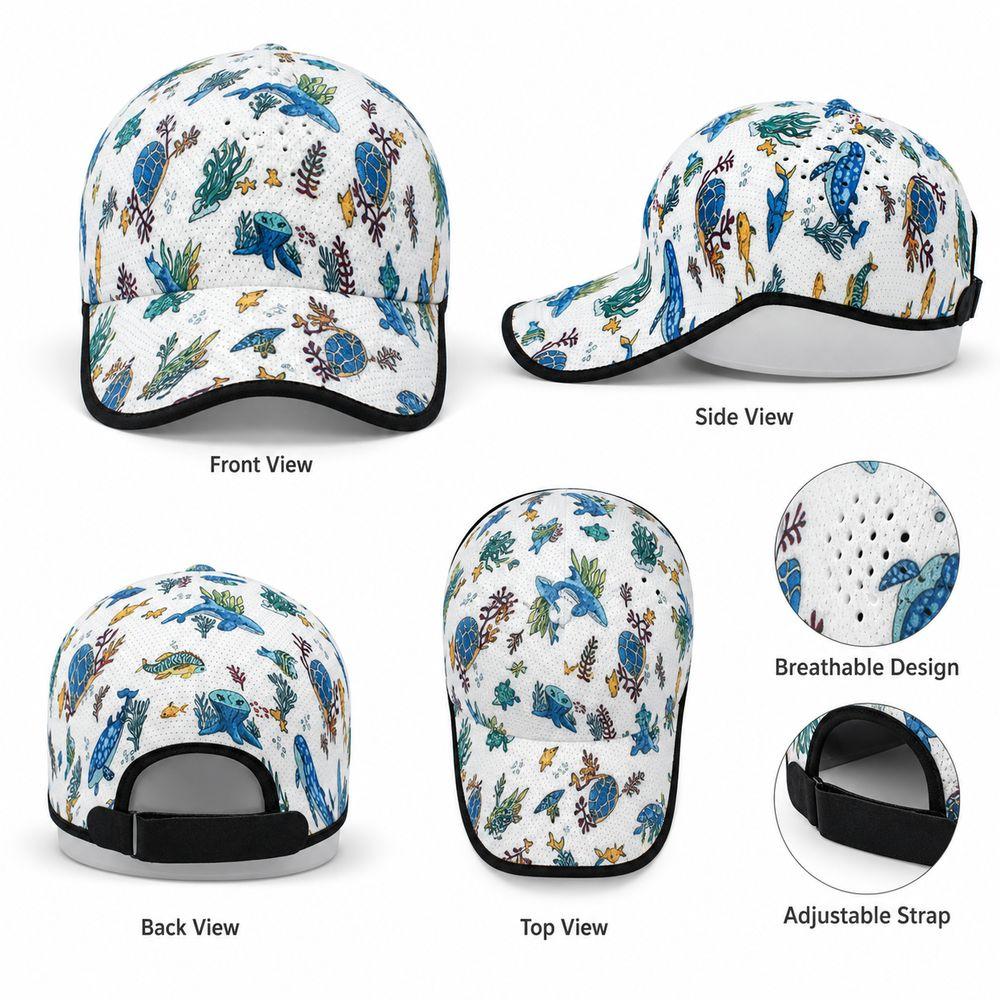 Packable Sports Hat Quick Drying Visor Cap New Design Outdoor Hat