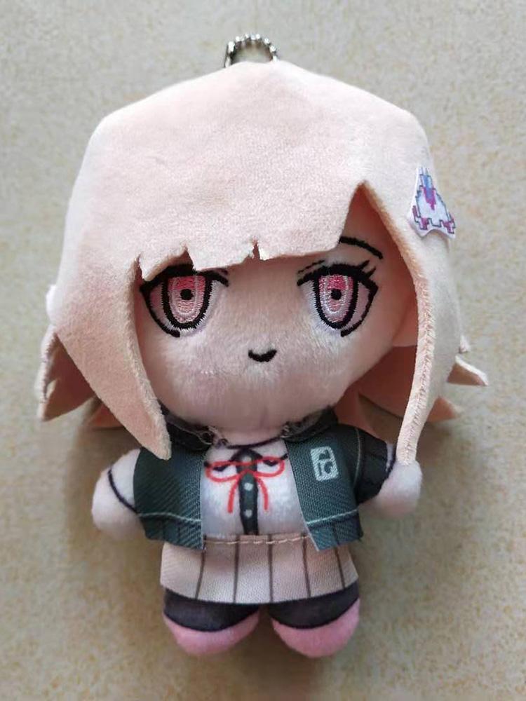 Game Danganronpa Character Plush Pendant Soft Keychain Kokichi Oma Dolls Nanami ChiaKi Keyring Stuffed Rantaro Amami Toys Gifts