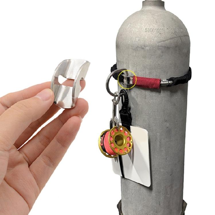 Scubas Diving Tanks Cylinder D Rings Holder Back Fly Side Positioning Buckles Base For Hose Clamps Easy To Install