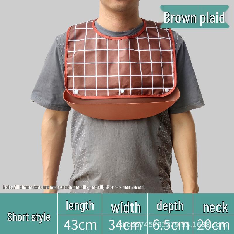 Wasserdichte Esslatz für Erwachsene & Senioren – Große, spezielle Schürzen für Senioren