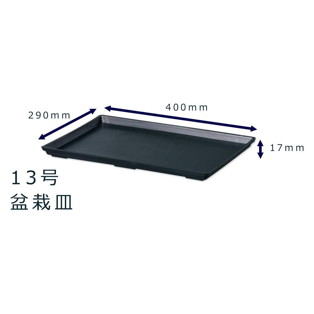 Yamato Plastic Bonsai Size 400 X 290 X Black Plate, 13, 17cm,