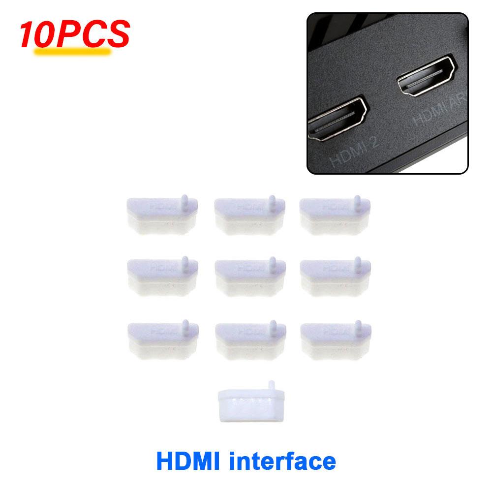 SW 16Pcs/Set Silicone Dust Plug for Laptop Dust Covers Notebook Computer Port Dust Plugs Stoppers HDMI USB RJ45 Interface Cover