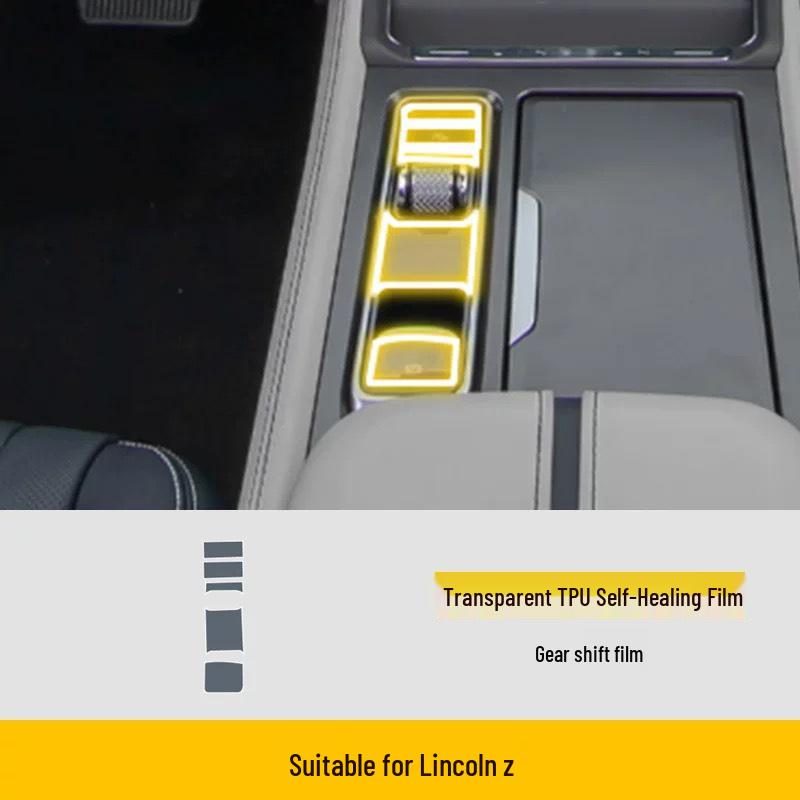 Lincoln Z 22-25 Modell Innenraum Armaturenbrett & Navigationsbildschirm Schutzfolie HD-TPU