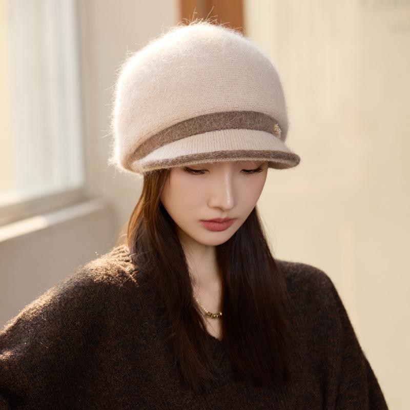 Women's Hats Autumn and Winter Cold Protection Ear Protection Warm Hat In The Elderly Thickened Knitted Hat Fashion Wool Hat