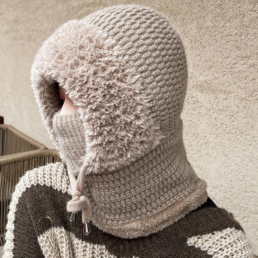 Women's Winter Hat and scarf hat Slouchy Fleece Beanie Knitted Cap Scarf Activities with Skull H1V5