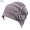 Women'S Elegant Rose Turban Hat, Soft Chemo Head Wrap Cap For Hair Loss, Multiple Colors Available[G32]