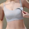 Seamless Front-opening Nursing Bra for Pregnancy Providing Support Preventing Sagging and Lightweight for Breastfeeding