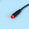 Black Ebike Accessories Optional Cable Base Connector Waterproof Connector 2/3/4/5/6Pin Cable Display Pin
