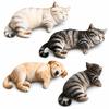 PP Cotton Filled Animal Body Pillow Plush Material Cat Keychain Animal Cushion Doll Toys  For Kids