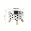 Elevated Cats Feeder Bowl Anti-choking Raised Cat Food Water Bowl With Stand Pet Feeding Drinking Supplies