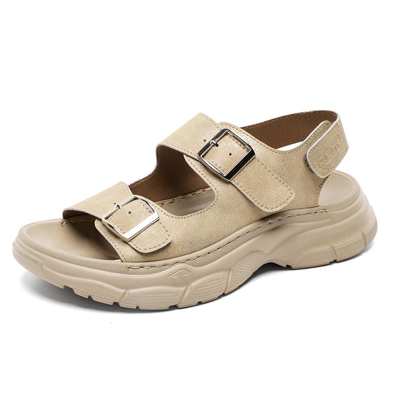 Fashion Trendy men's summer beach shoes Luxury designer classic style daily work Fashion outdoor street Versatile soft soled sandals