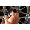 4 x BMW WHEEL CENTRE CAPS 68MM 10 PIN CLIP FITS 1,3,5,7 Series E90 E34