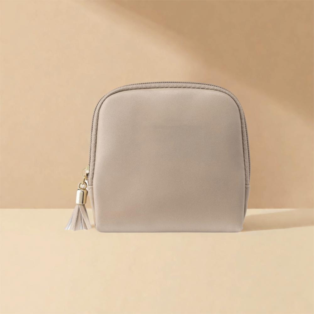 Earrings Bracelet Mini Cosmetic Bag PU Leather Jewelry Storage Case Simple Jewelry Holder  Outdoors